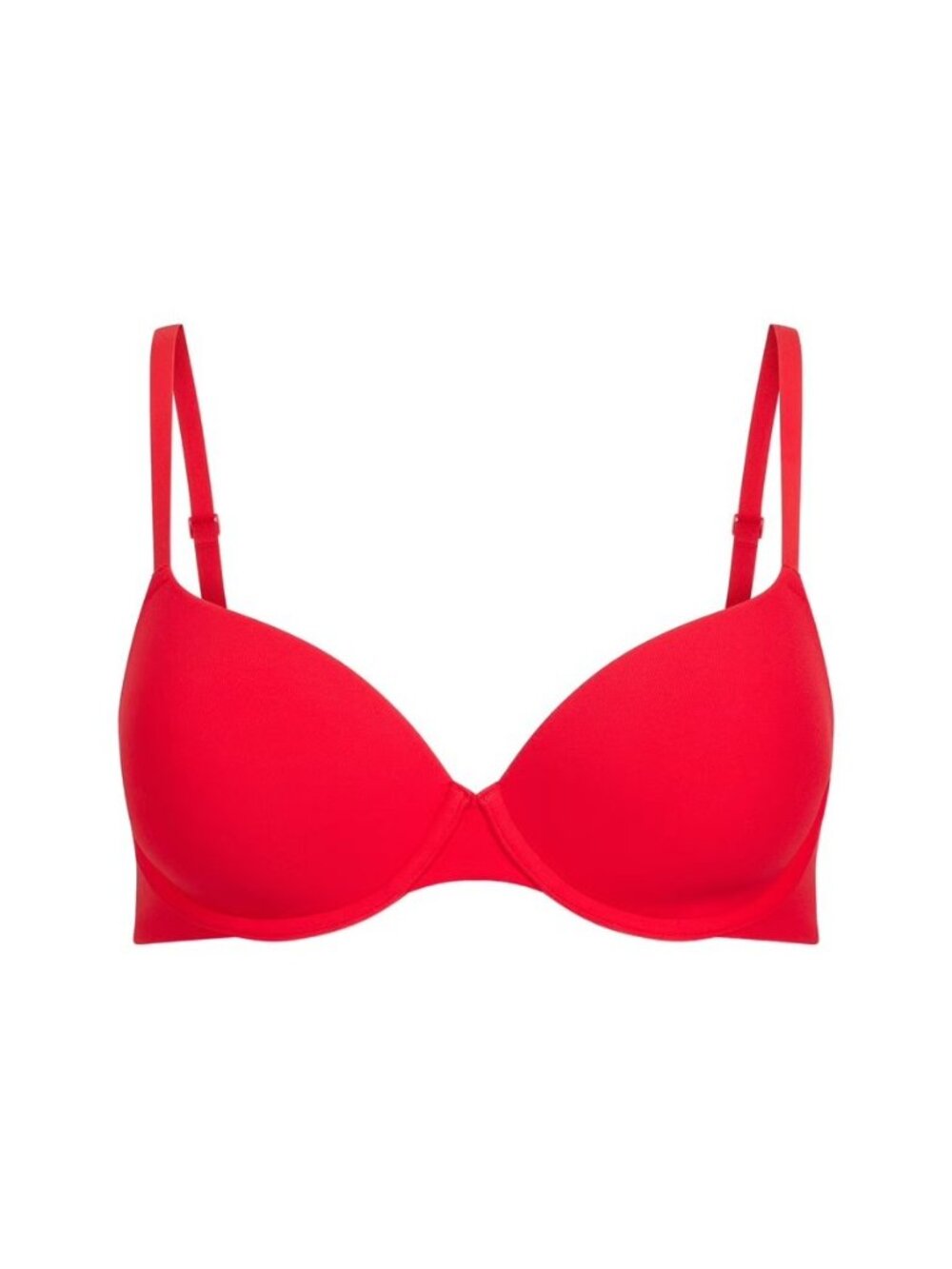 NWT SKIMS FITS EVERYBODY T-SHIRT BRA CHERRY - 36DD